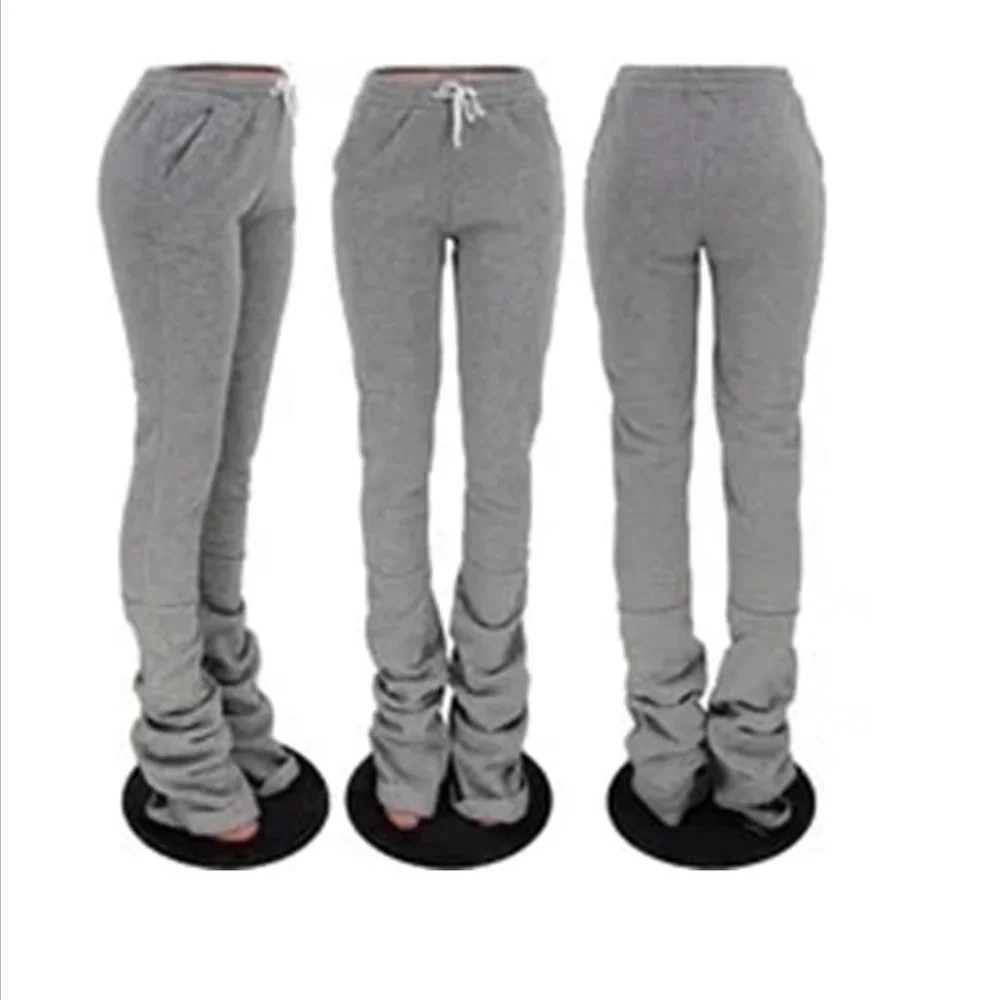 NWT Gray Stack Pants - Picture 1 of 3